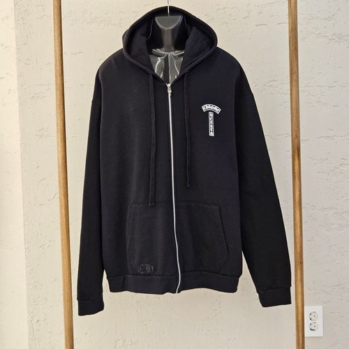 Felpa con cappuccio zip - , chrome