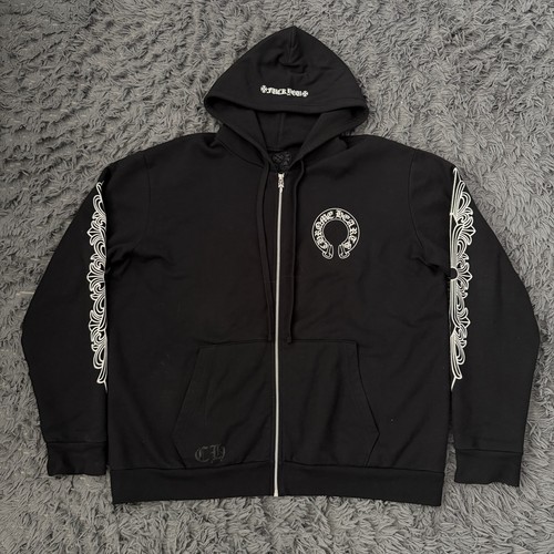 Felpa con cappuccio zip chrome - felpa,