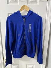 Cerniera Cromata Cuori Blu