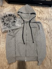 FELPA CON CAPPUCCIO GRIGIO ZIP