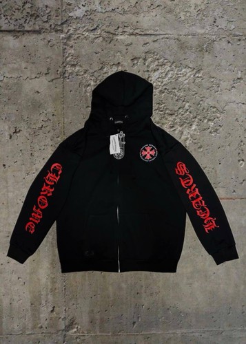 Felpa con cappuccio zip - cappuccio, e