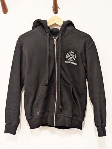 Felpa con cappuccio zip chrome - con,