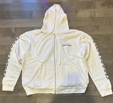 Felpa con cappuccio e zip logo